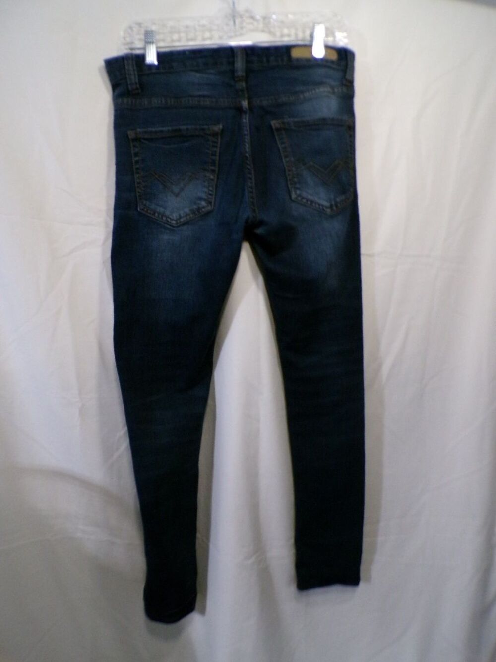 Carbon Super Skinny Men's Jeans 30x30 Dark Blue Skinny Denim - Picture 3 of 8